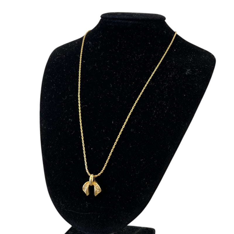 Women's Bow Pendant Necklace Gold