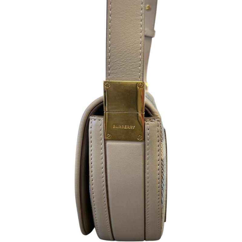 Women's Check Olympia Bag Beige