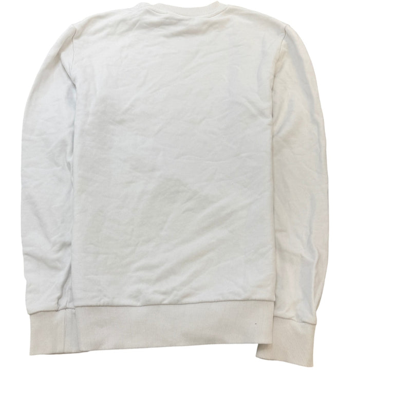 Men's Logo Print Sweatshirt White Size M