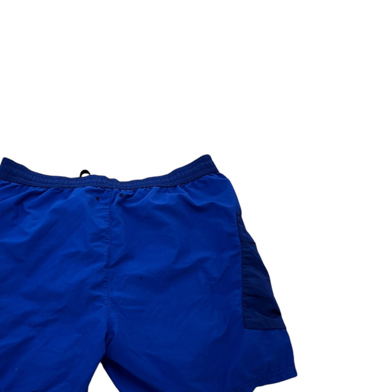 Men's Embroidered Logo Swim Shorts Blue Size M