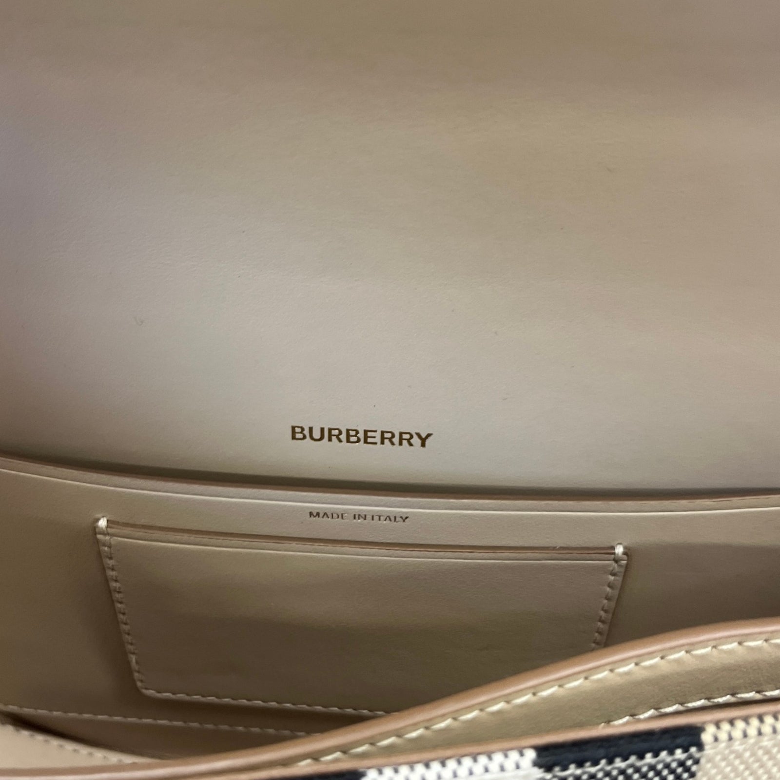 Women's Check Olympia Bag Beige - Photo 13