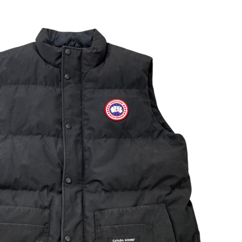 Men's Freestyle Crew Vest Gilet Black Size XL