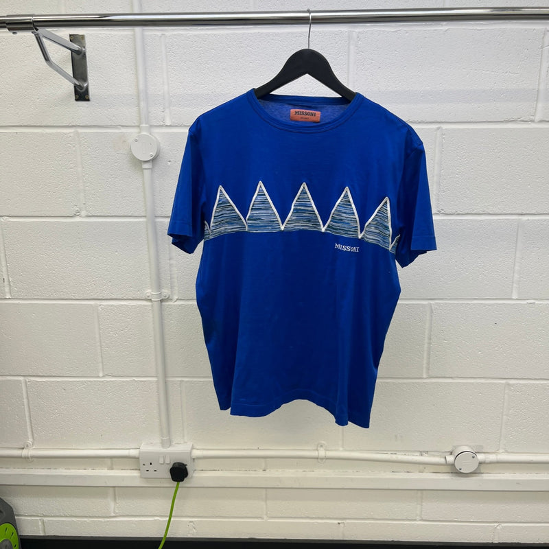 Men's Space Dye T-Shirt Blue Size M