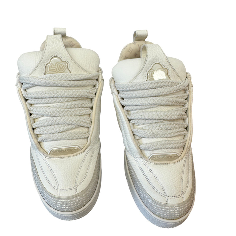 Men's Lv Skate Low Trainers White Size EU 41 / UK 7