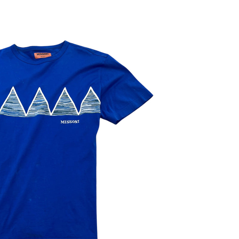 Men's Space Dye T-Shirt Blue Size M