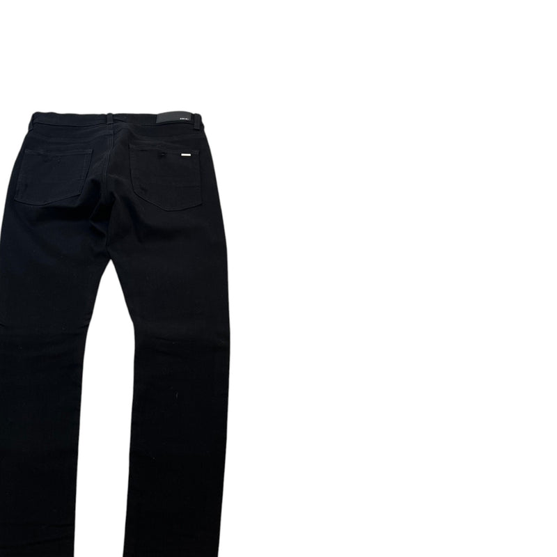 Men's Distressed Skinny Jeans Black Size Waist 32"