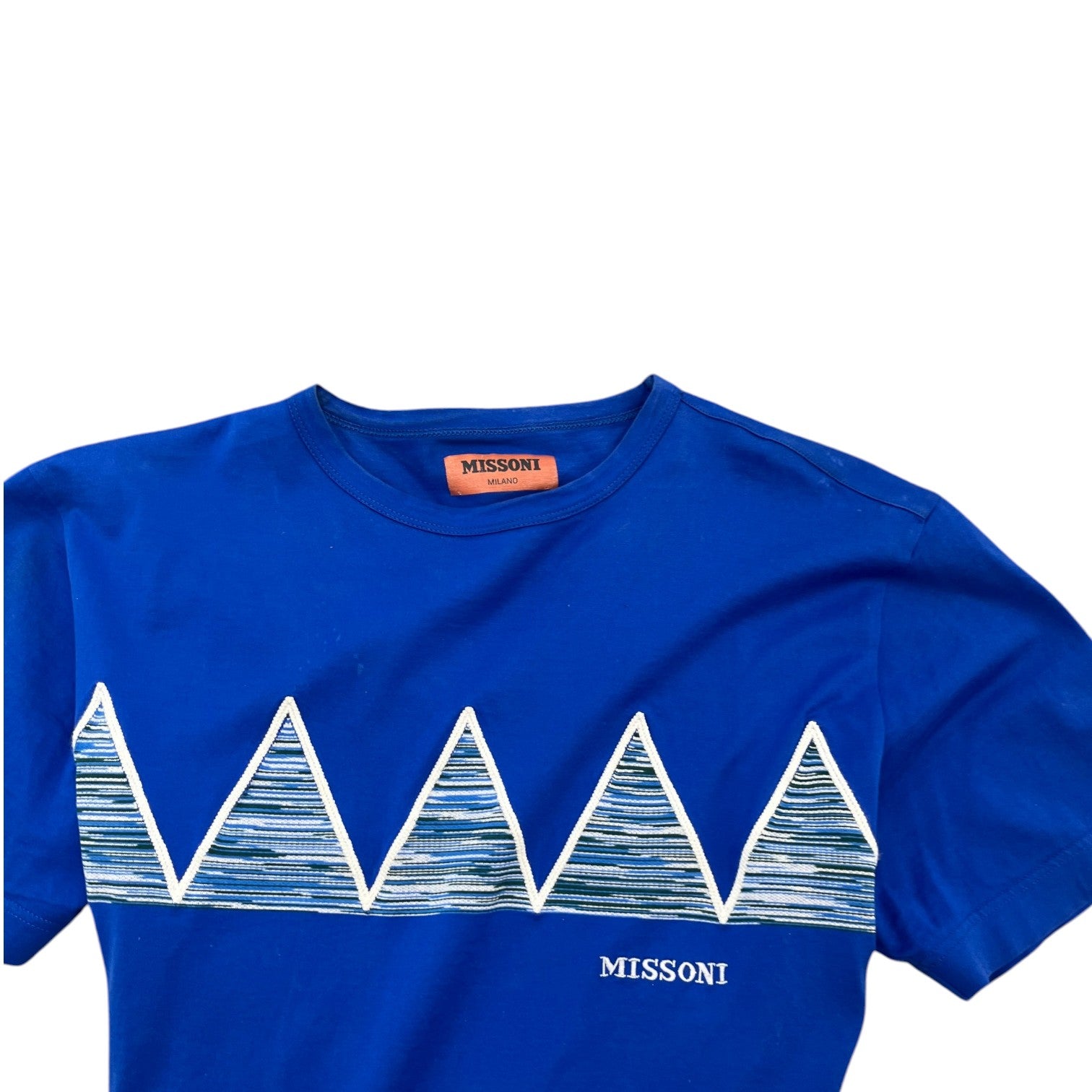 Men's Space Dye T-Shirt Blue Size M - Photo 5