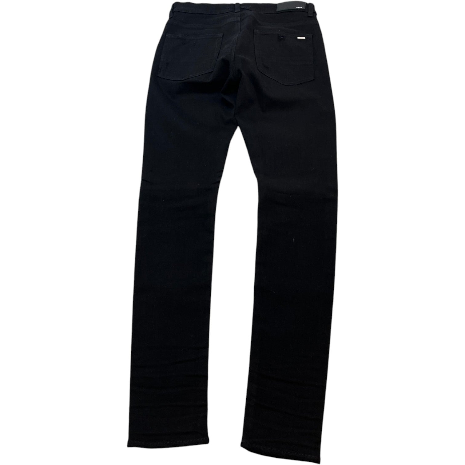 Men's Distressed Skinny Jeans Black Size Waist 32" - Photo 2
