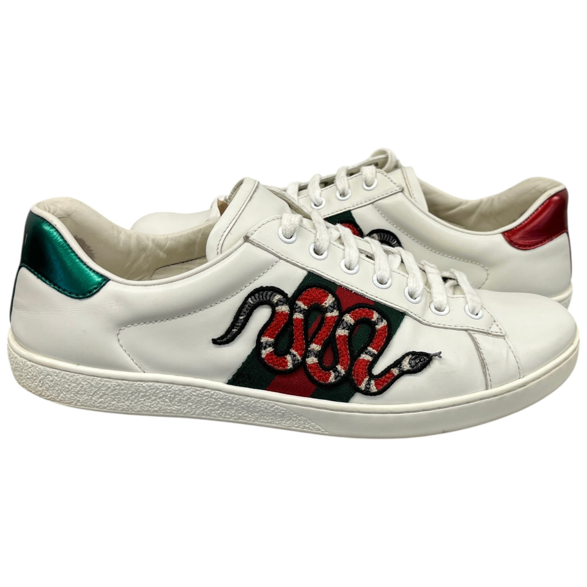 Men's Ace Low Trainers White Size UK 8 / EU 42 - Photo 3