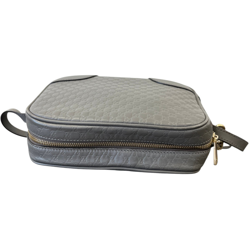 Women's Microguccissima Bree Messenger Bag Grey