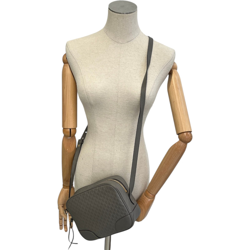 Women's Microguccissima Bree Messenger Bag Grey