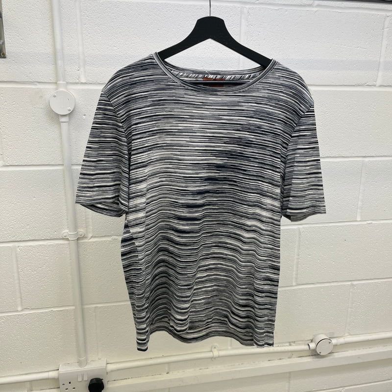 Men's Space Dye Short Sleeve Shirt Grey Size S