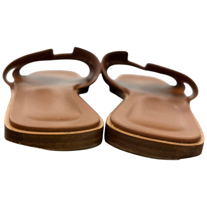 Women's Oran Slides Brown Size UK 6 / EU 39