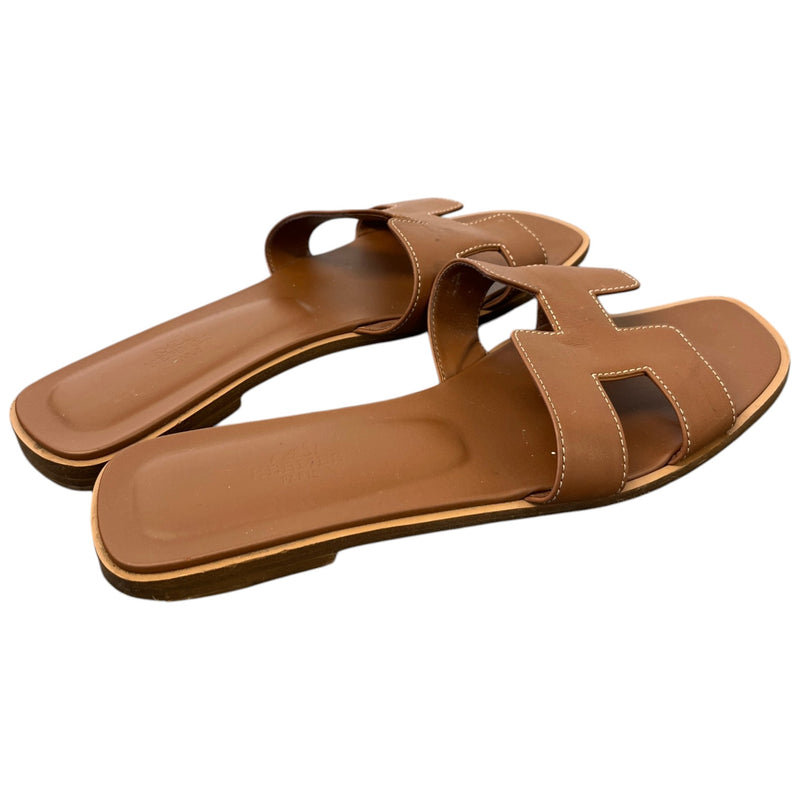 Women's Oran Slides Brown Size UK 6 / EU 39