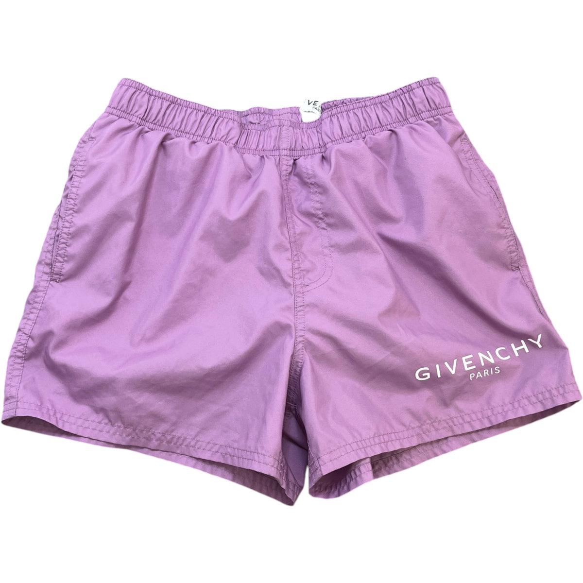 Men's Paris Logo Swim Shorts Purple Size M / W32 - Photo 1