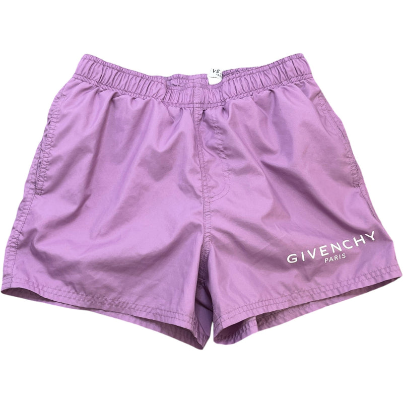 Men's Paris Logo Swim Shorts Purple Size M / W32
