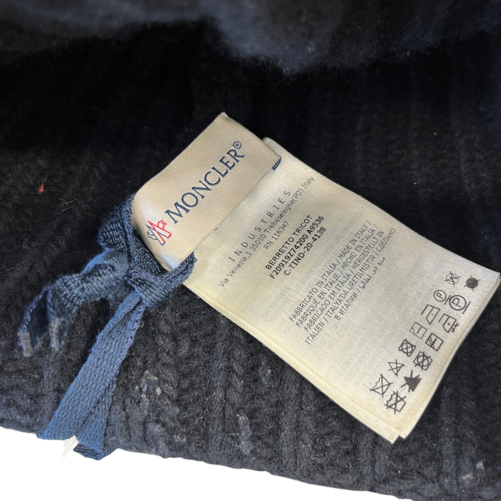 Men's Berretto Tricot Beanie Hat Grey - Photo 8
