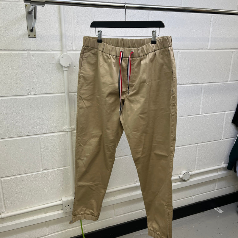 Men's Patalone Sportivo Trousers Beige Size IT 50 / UK 34