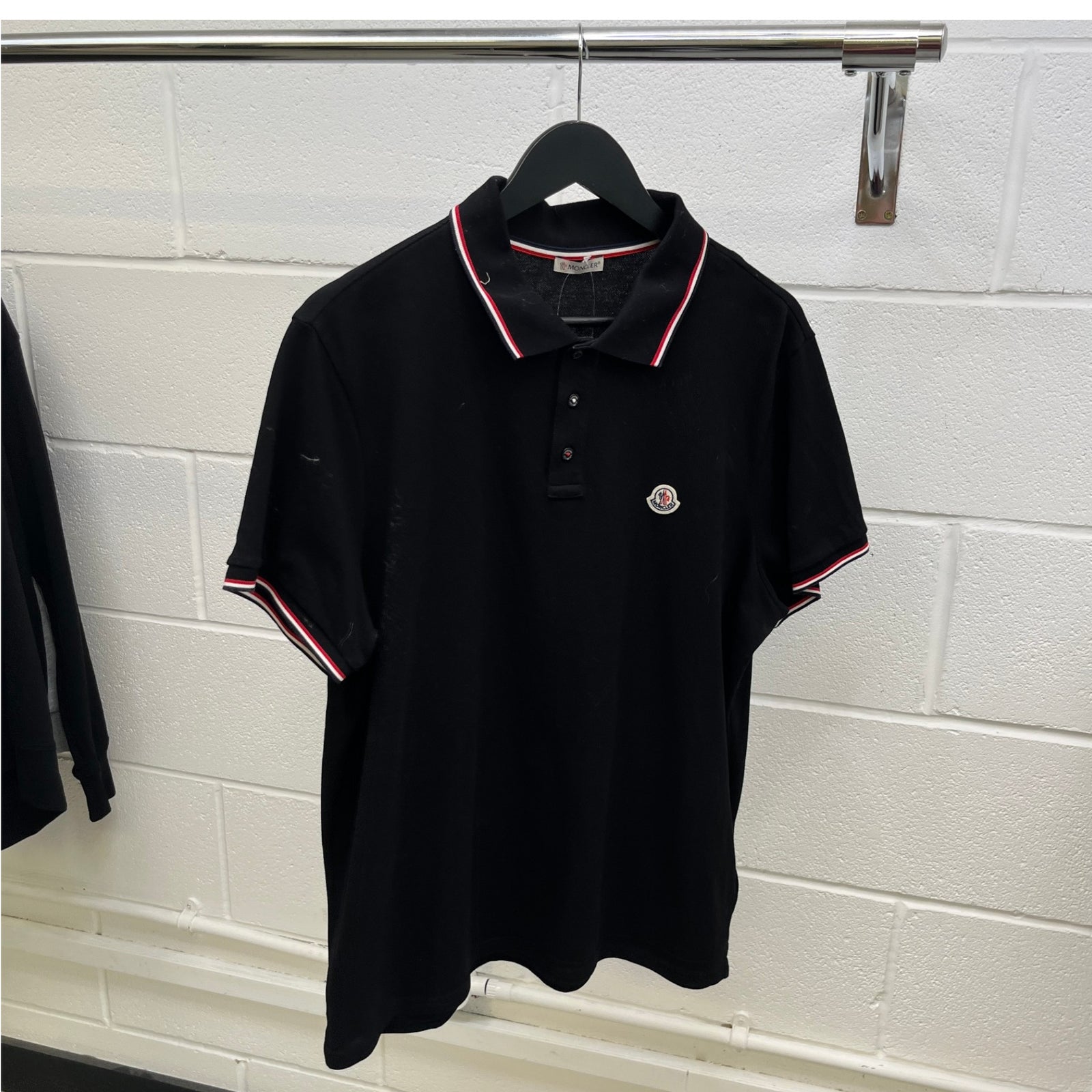 Men's Maglia Polo Shirt Black Size XXL - Photo 9