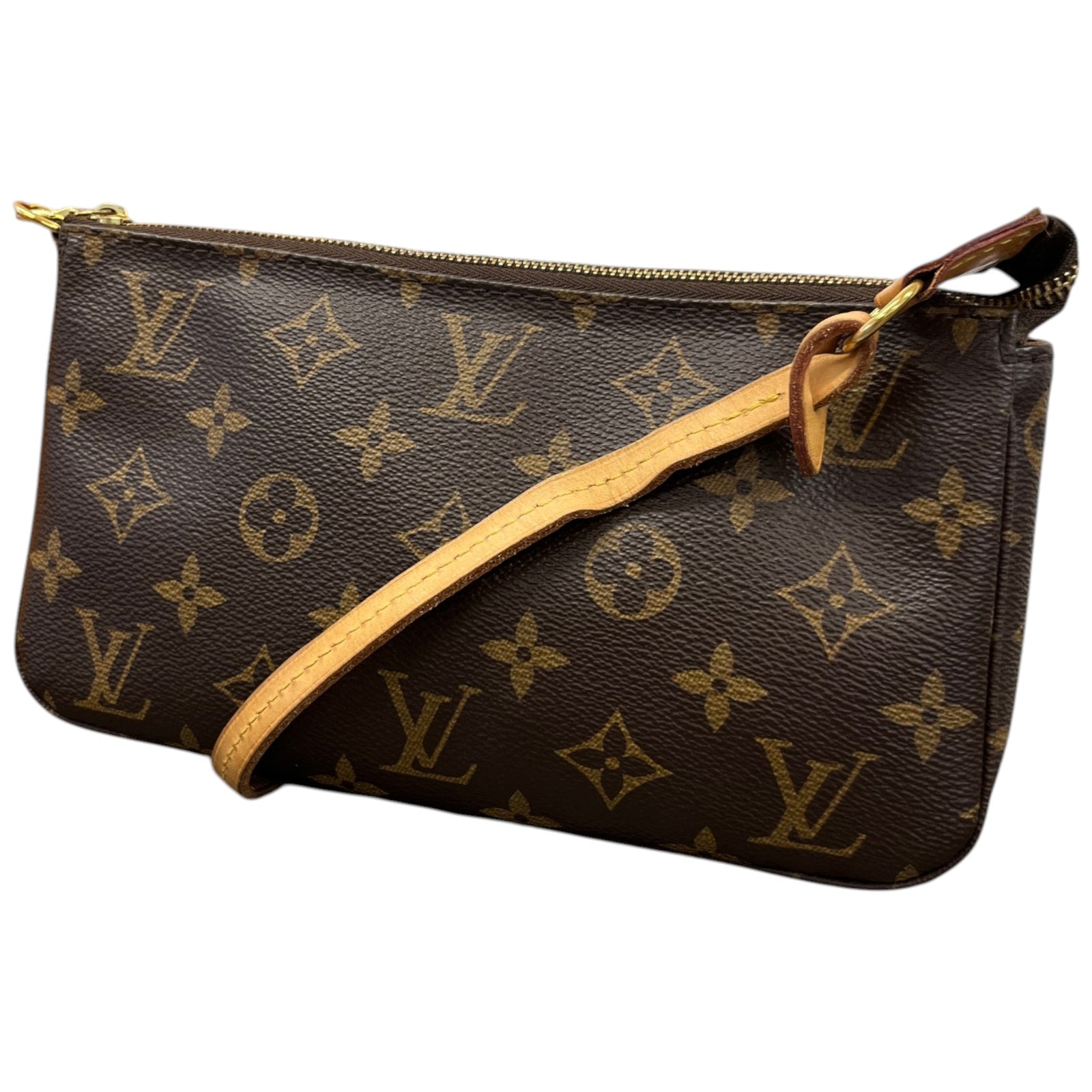 Women's Monogram Pochette Accessories Handbag Brown - Photo 5