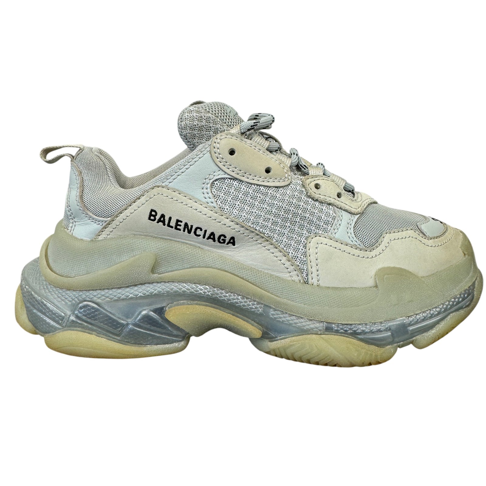 Women's Triple S Low Trainers Beige Size EU 39 / UK 6 - Photo 1