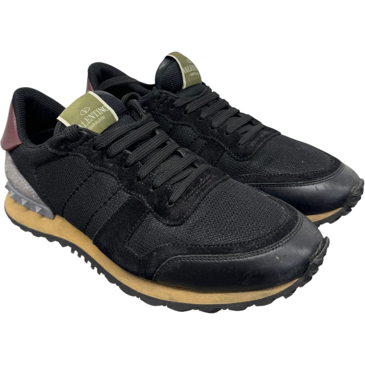 Men's Rockrunner Low Trainers Black Size UK 7 / EU 41 - Photo 12