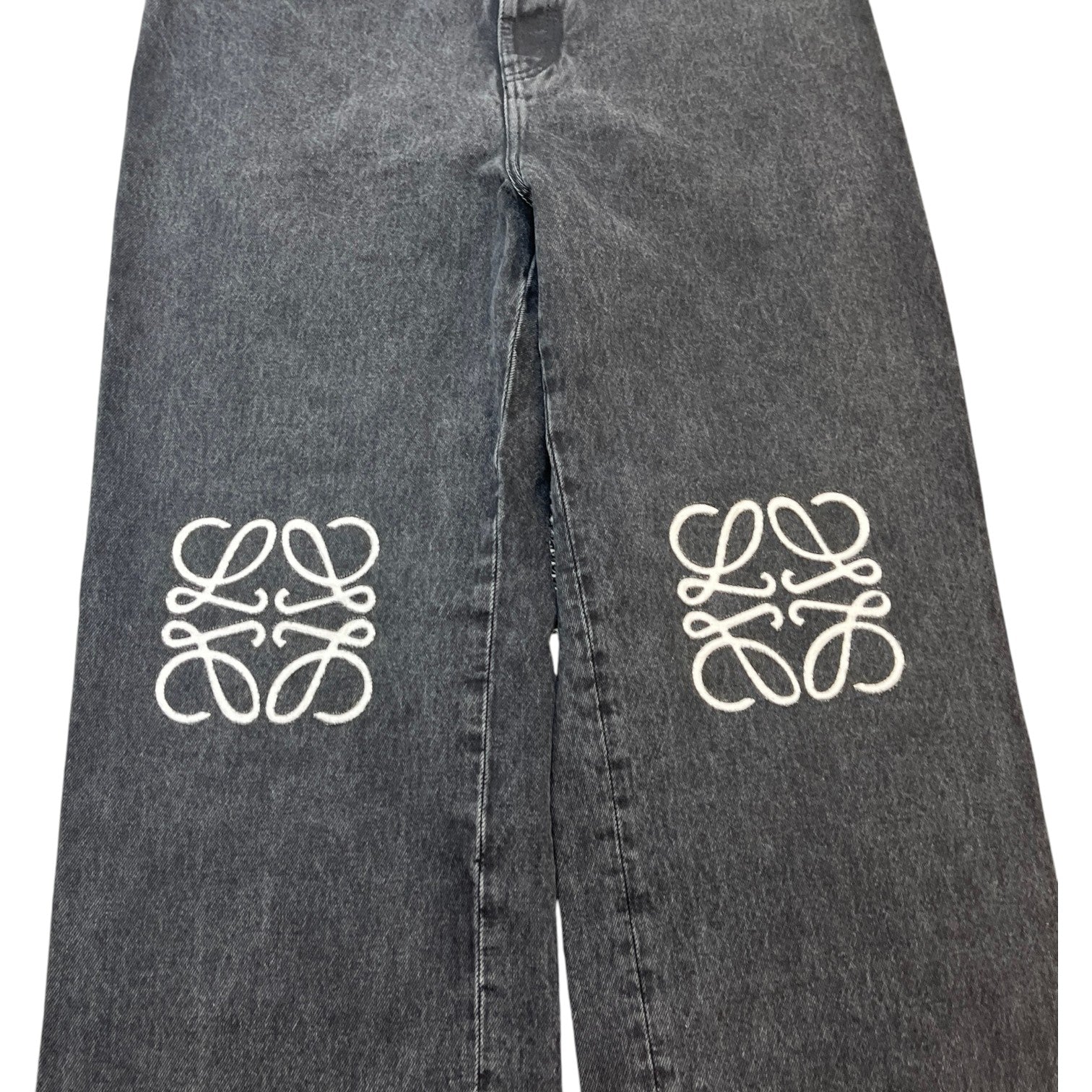 Men's Anagram Baggy Jeans Black Size IT 52 / UK 36 - Photo 5