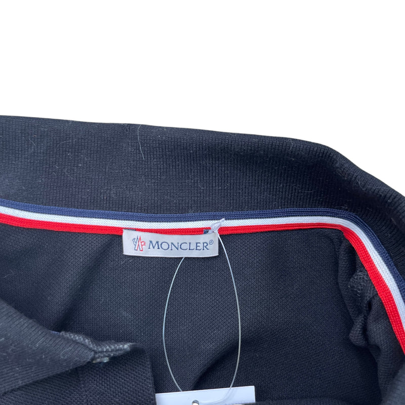 Men's Maglia Polo Shirt Black Size XXL
