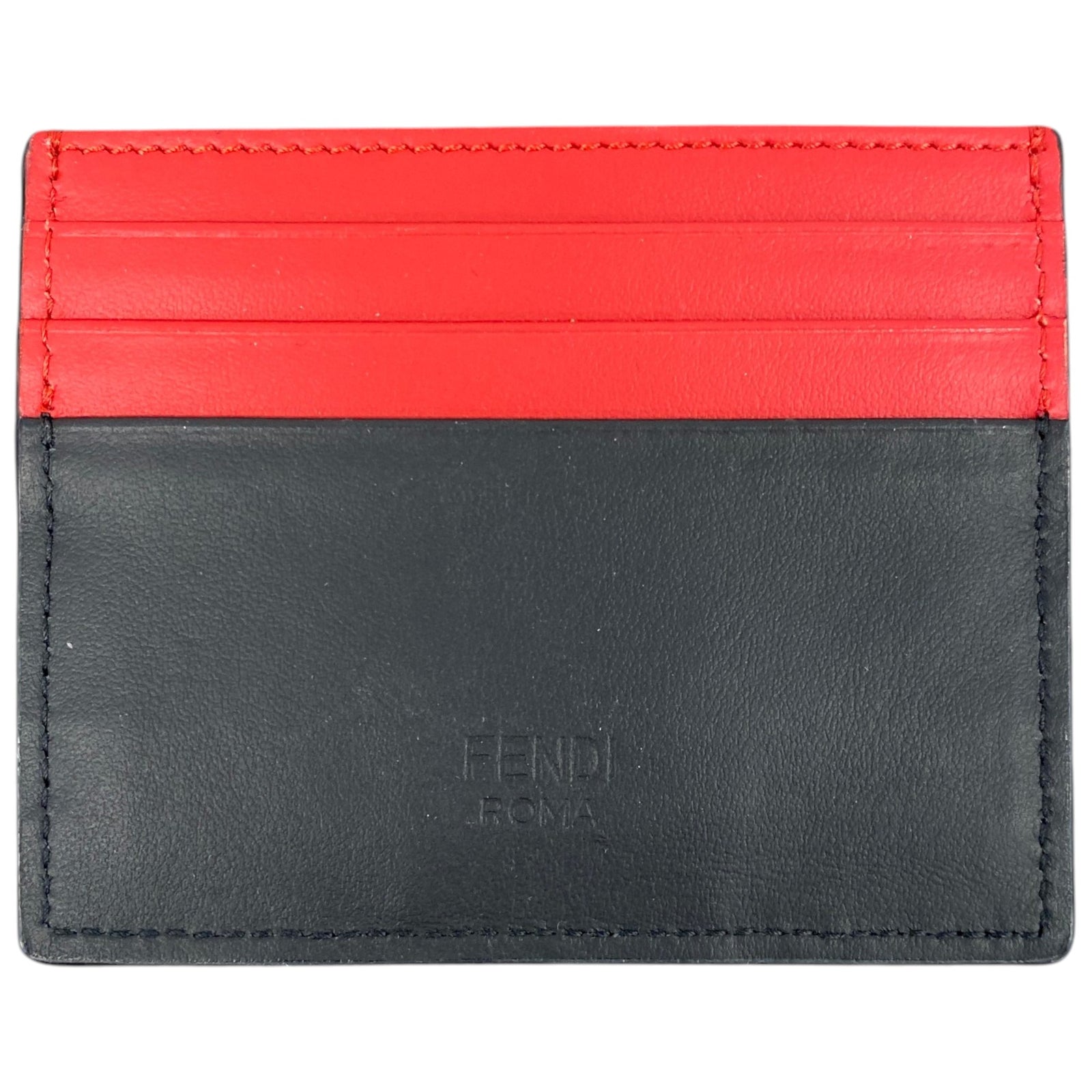 Men's Monster Eyes Card Holder Black - Photo 3