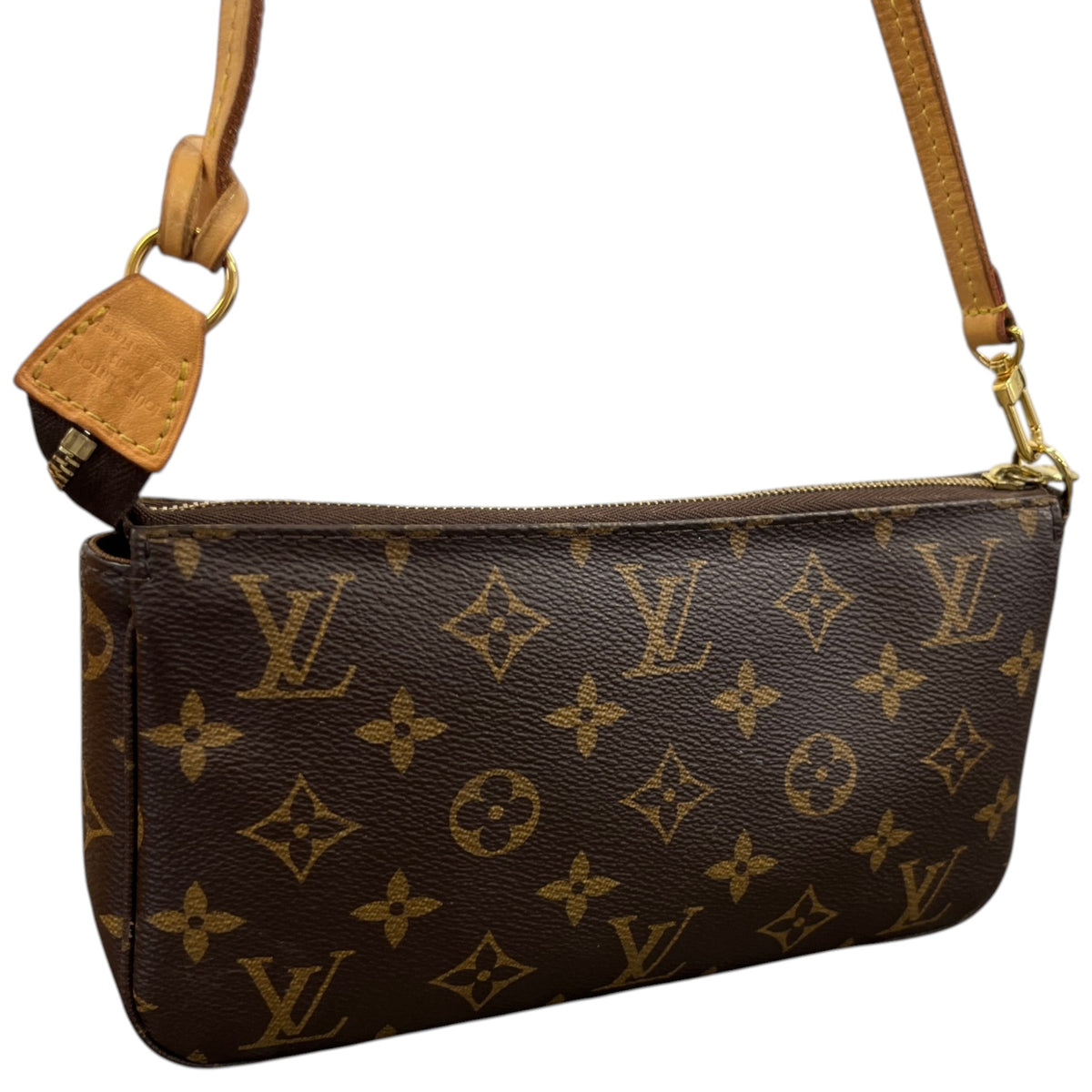 Women's Monogram Pochette Accessories Handbag Brown - Photo 9
