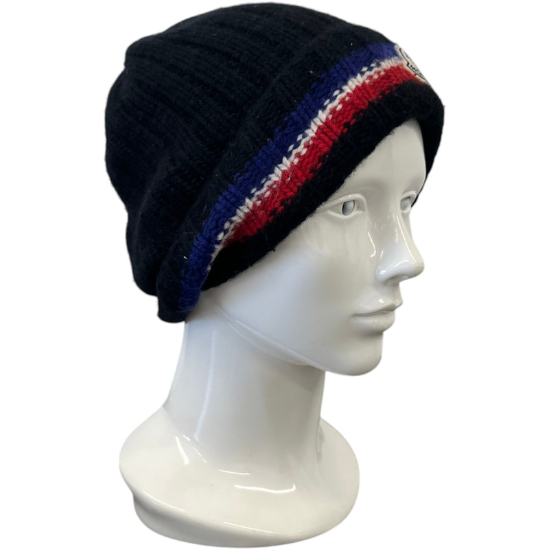 Men's Berretto Tricot Beanie Hat Black