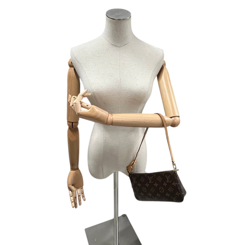 Women's Monogram Pochette Accessories Handbag Brown