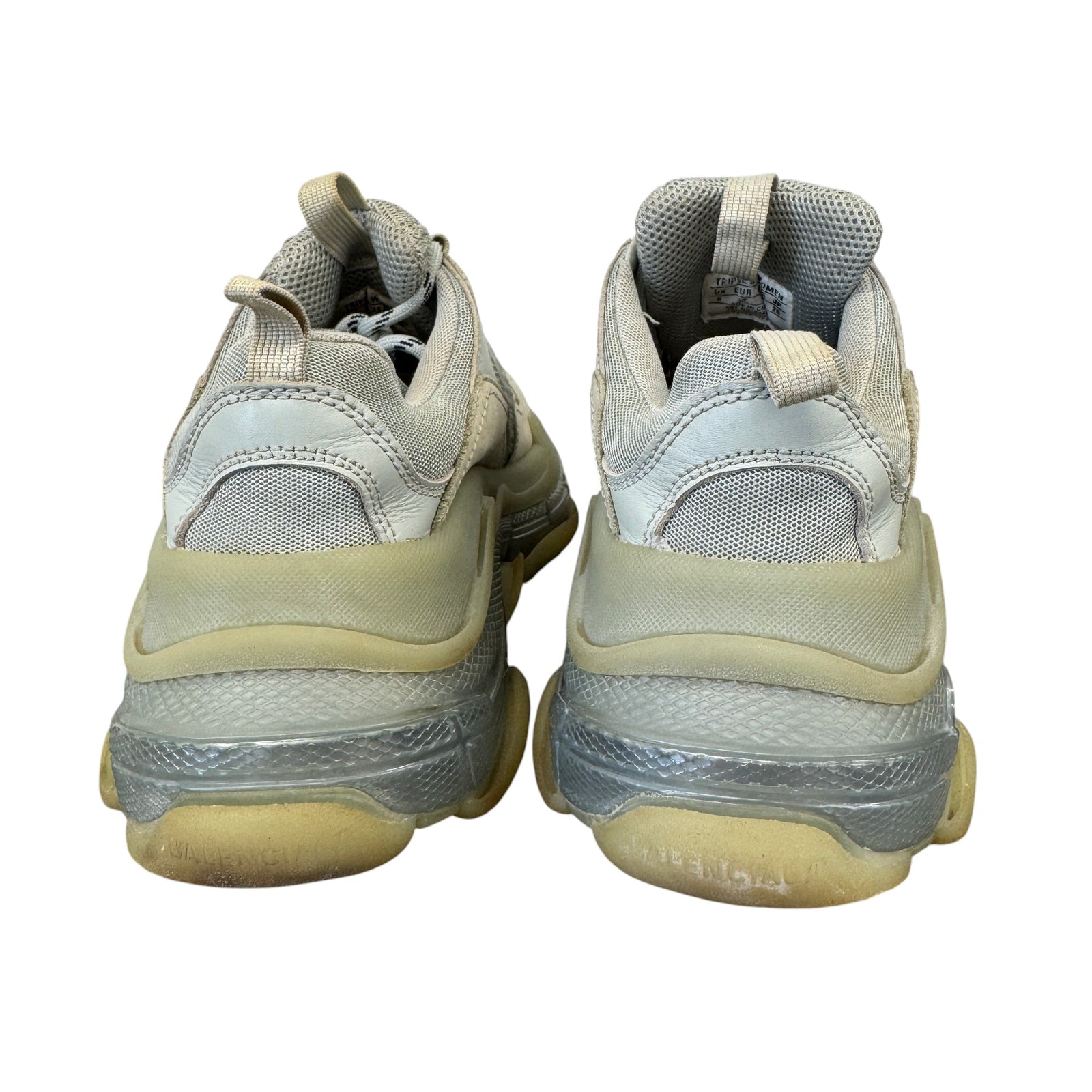 Women's Triple S Low Trainers Beige Size EU 39 / UK 6 - Photo 9