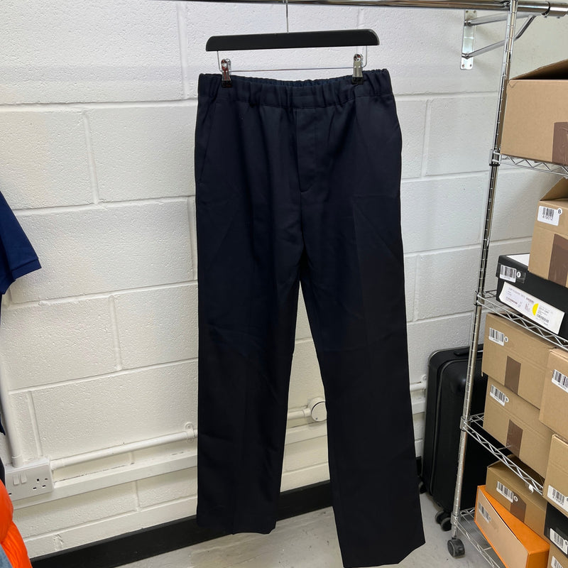 Men's Embroidered Logo Trousers Navy Size M / W32