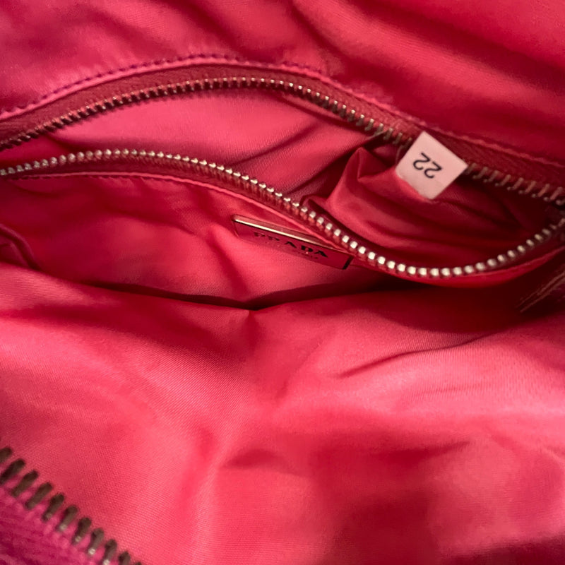 Women's Monogram Nylon Mini Tote Handbag Pink