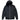 Men's 3Q Zip Up Hoodie Black Size S