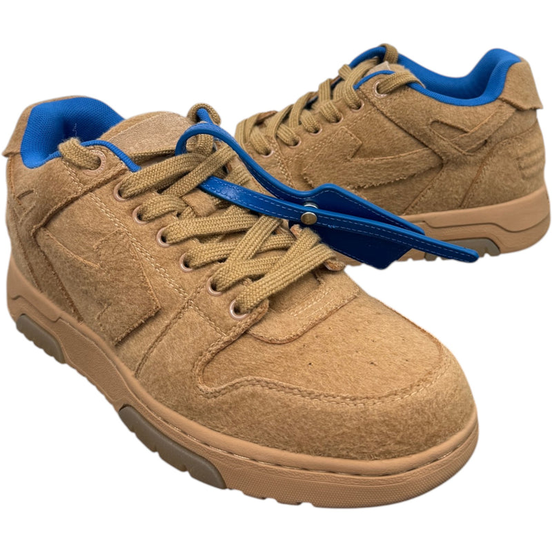 Men's X Virgil Abloh Out Of Office Low Trainers Beige Size UK 8 / EU 42