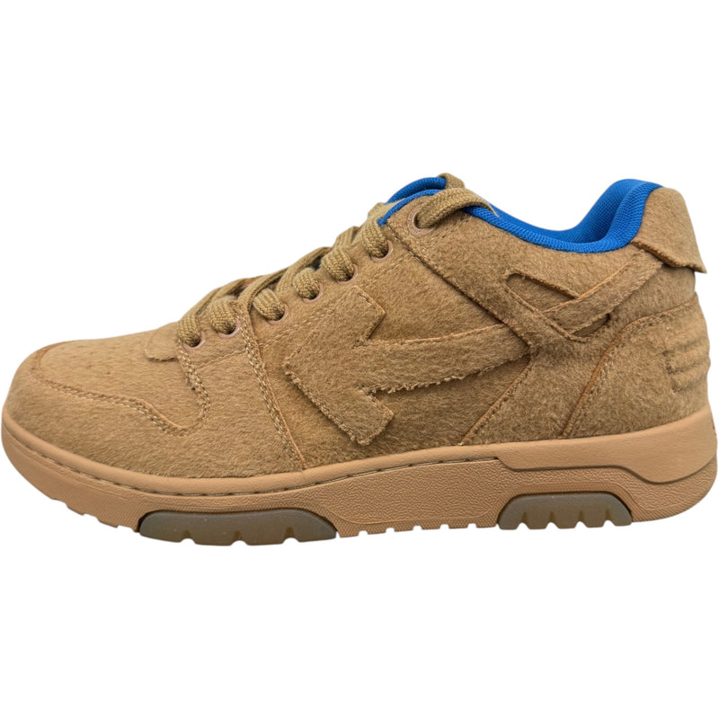 Men's X Virgil Abloh Out Of Office Low Trainers Beige Size UK 8 / EU 42
