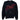 Men's Embroidered Monogram Gradient Print Sweatshirt Black Size M