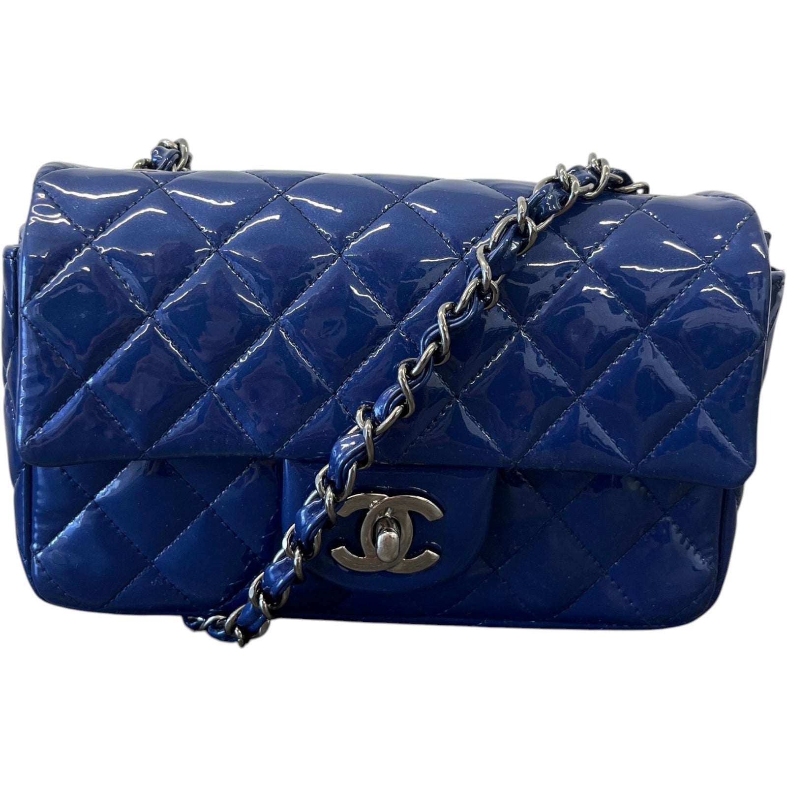 Women's Mini Classic Flap Bag Blue - Photo 1
