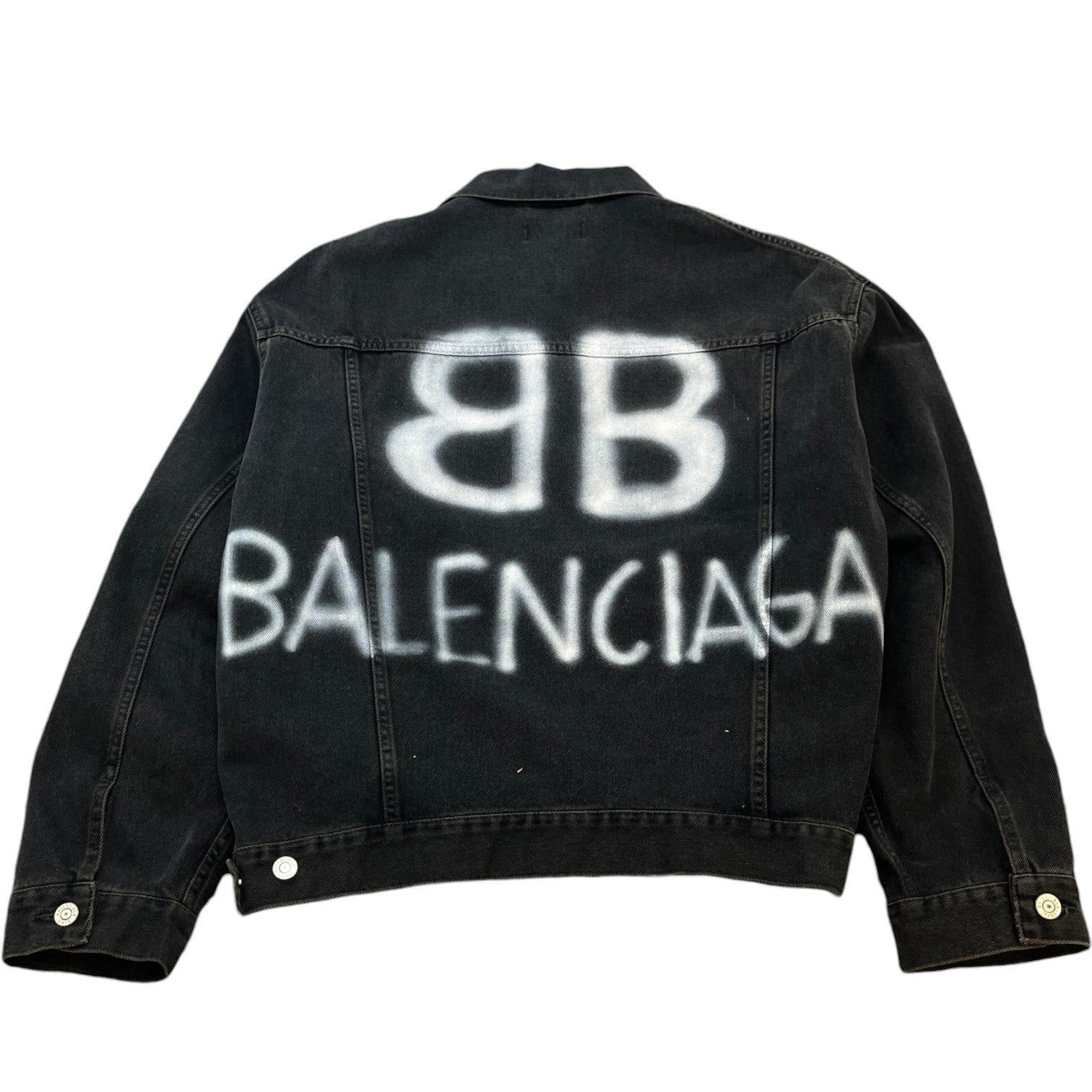 Men's Bb Spray Paint Jacket Black Size XS - Photo 2