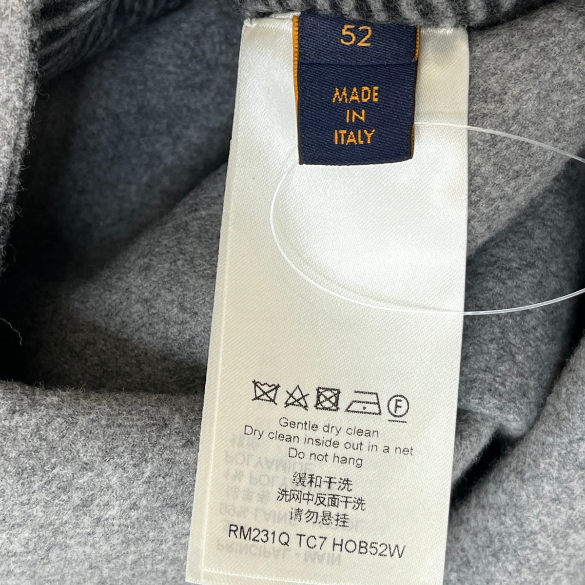 Men's Signature Pin Logo Jacket Grey Size XL - Photo 9