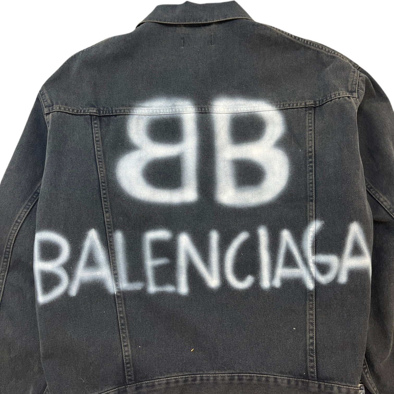 Men's Bb Spray Paint Jacket Black Size XS - Photo 5