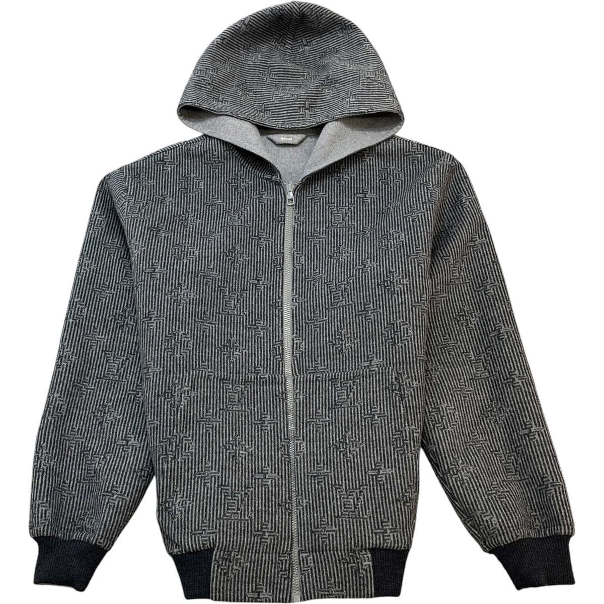 Men's Signature Pin Logo Jacket Grey Size XL - Photo 1