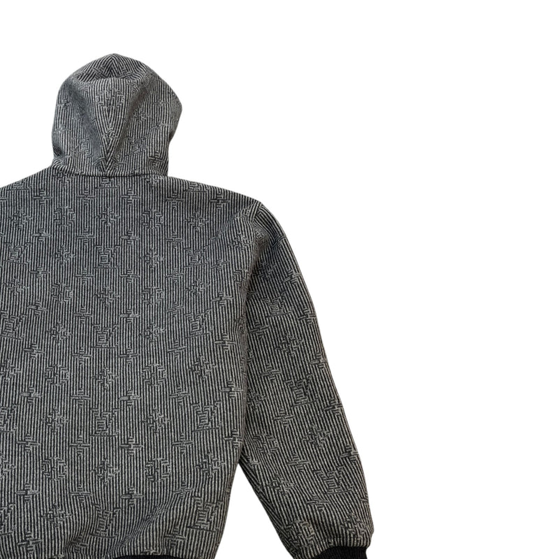 Men's Signature Pin Logo Jacket Grey Size XL