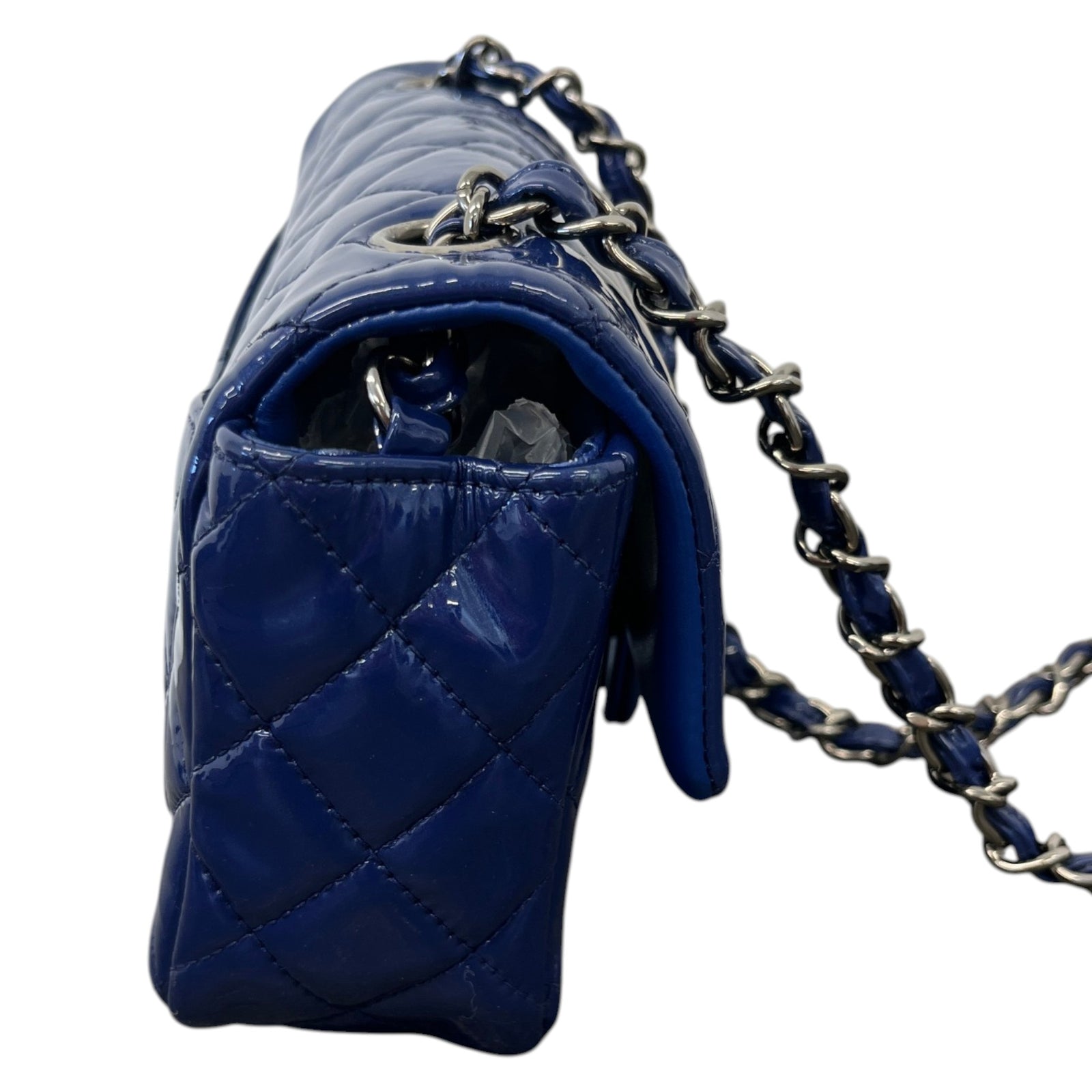 Women's Mini Classic Flap Bag Blue - Photo 7