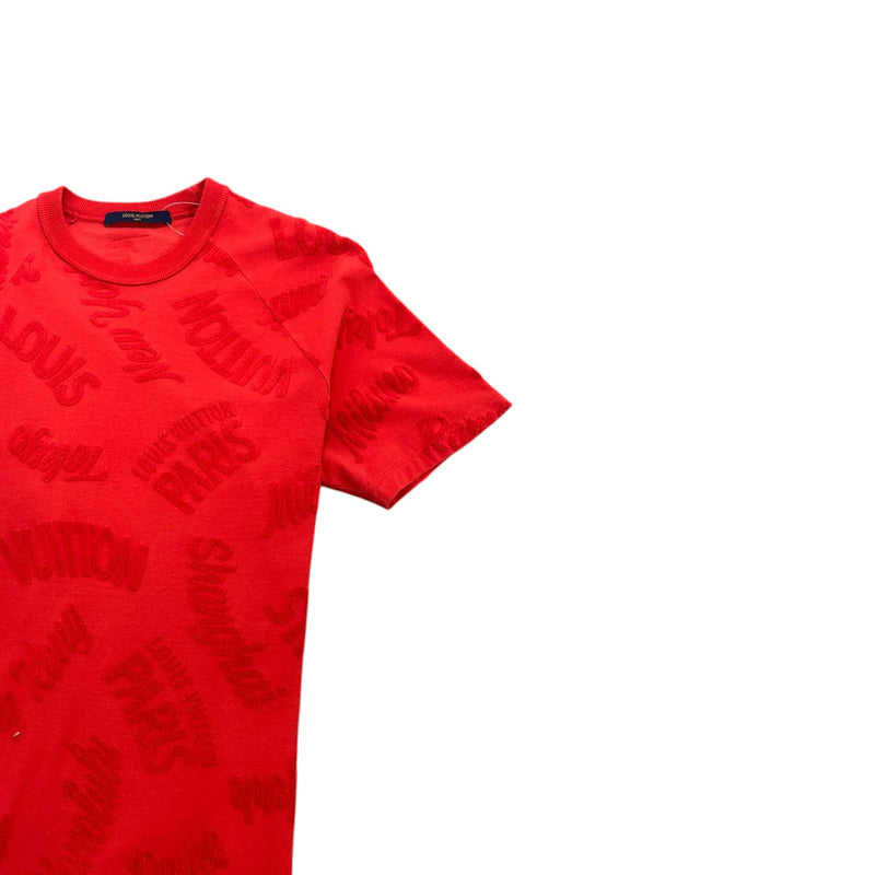 Men's Toweling City Logo T-Shirt Red Size M