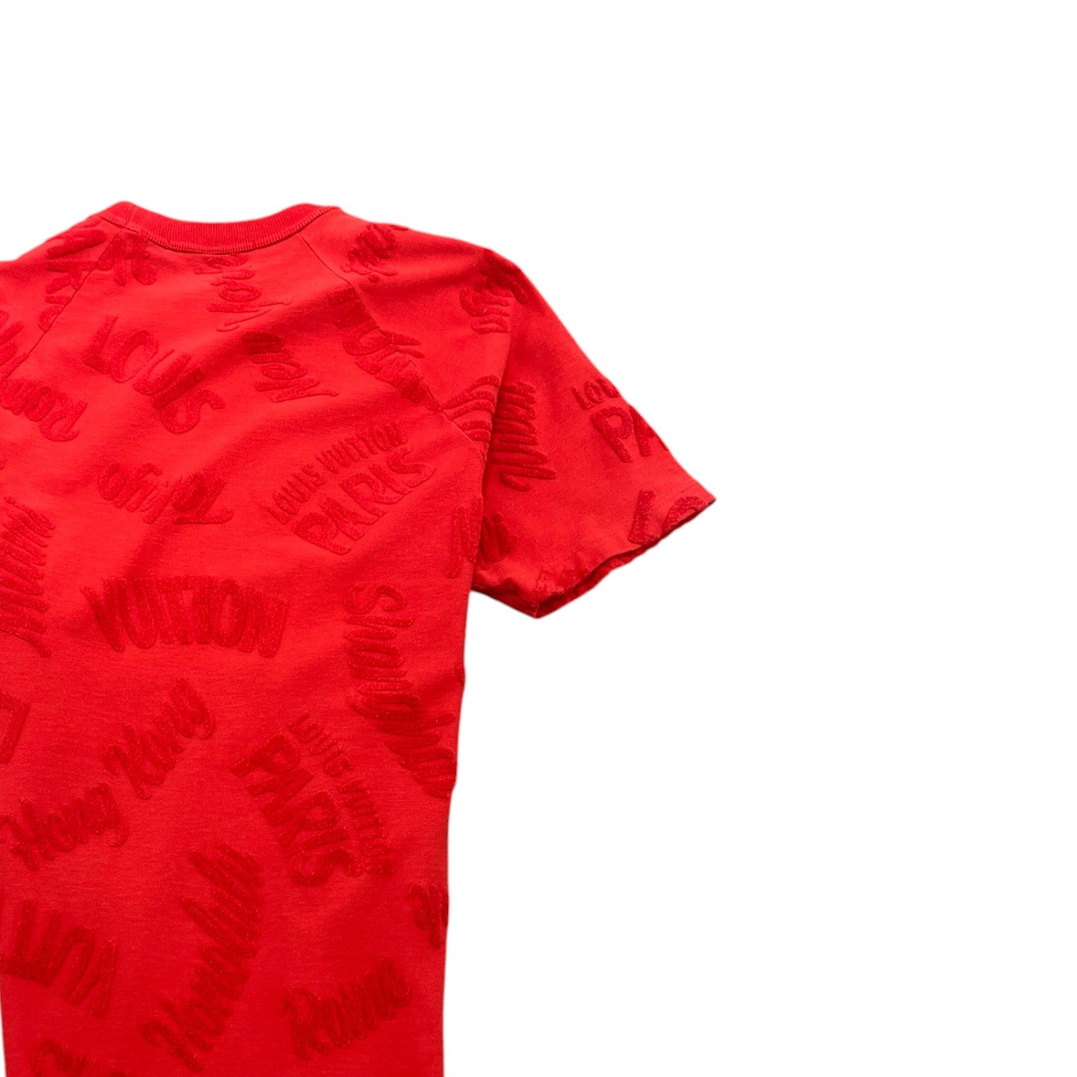 Men's Toweling City Logo T-Shirt Red Size M - Photo 4