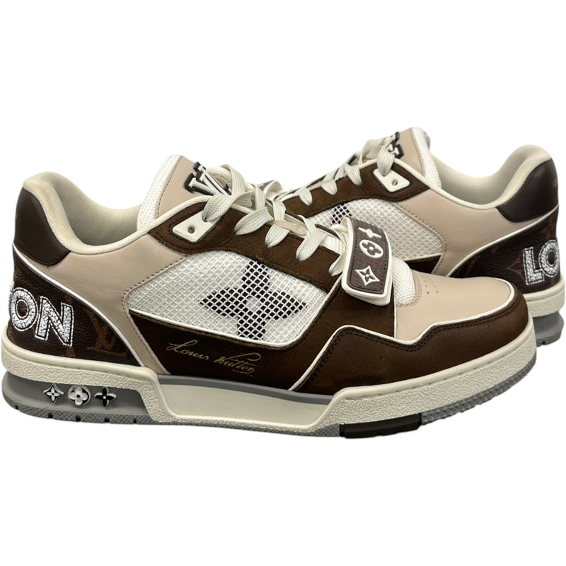 Men's Lv Low Trainers Brown Size EU 41.5 / UK 7.5