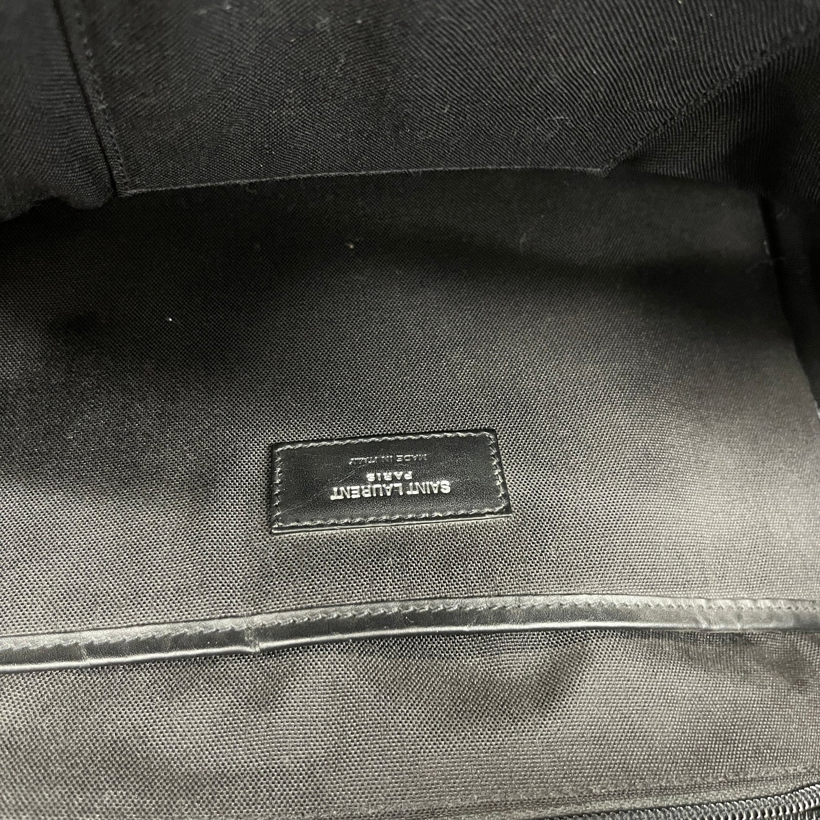 Men's City Patch Backpack Black - Photo 10